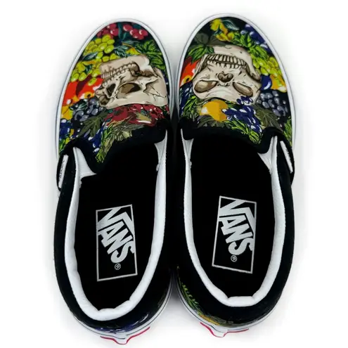 Vans  Fruit Skull Slip On Sneakers Shoes Womens Shoe Size 5.5 / Kids Size 4