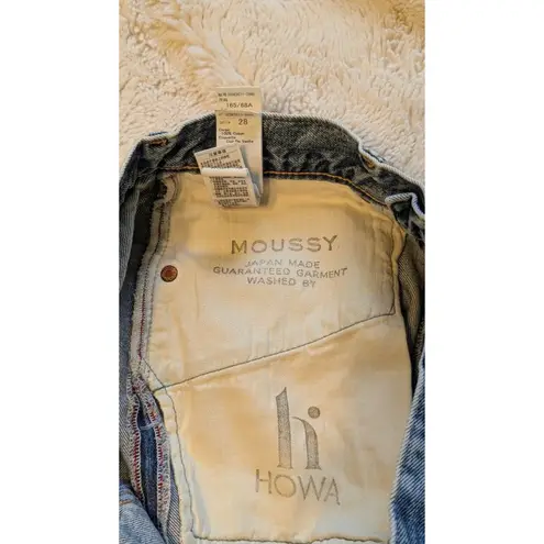 Women's Moussy Vintage Denim Shorts Blue, Size 28 Blue