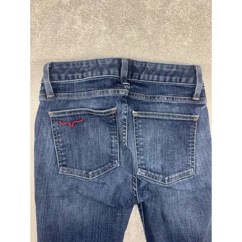 kimes ranch chloe jeans 000/32dark Wash Low Rise Boot Cut Flare Blue Size undefined