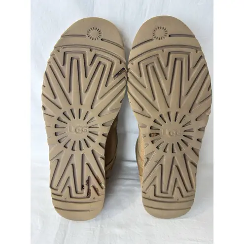 UGG  Bethany Women’s Chestnut Sheepskin Suede Boots, Size 9, Cozy Winter Style