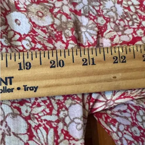 Free People  Feeling Groovy Maxi Dress S/P Oversized gauze flowy ruffle Boho