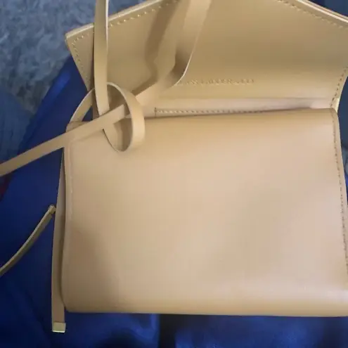 Glass Ladder Co Yellow Leather Crossbody Bag Tech Organizer NWT but FLAWED