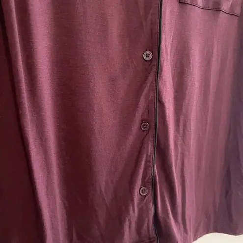 Tommy John Sleep Shirt Comfy Classic Lightweight Night Shirt Modal Blend Sz Med Red - Image 3