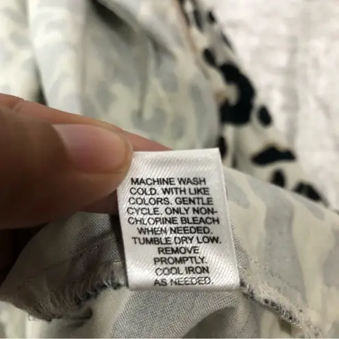 Cato  leopard print collared jacket 26/28w with belt thumbnail 4