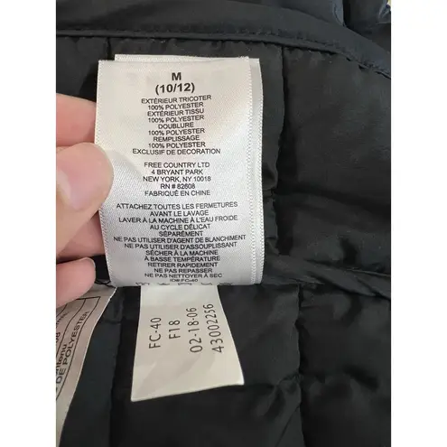 Free Country Women Size Medium Fleece Lined Vest Outdoor Hiking Country Comfort