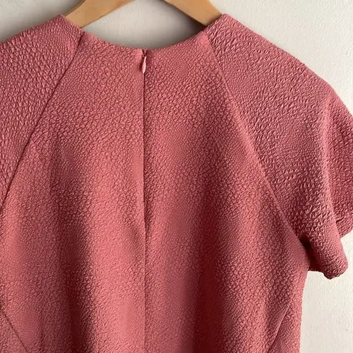 REBECCA VALLANCE Castella Raglan Top Desert Rose Pink Size 6