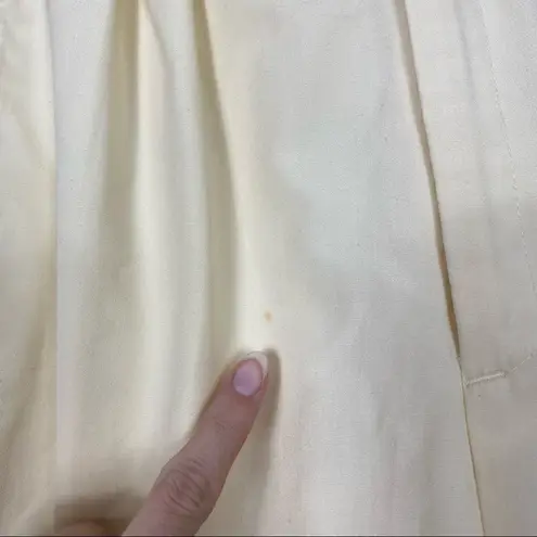 Vintage Pastel Yellow High Waisted Pants Yellow Size 8