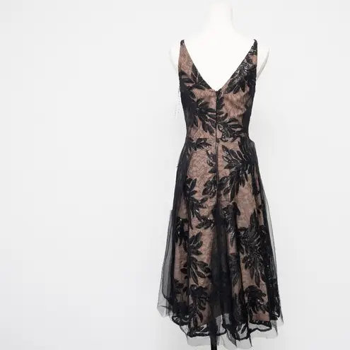 Dress the Population Courtney Sequin Overlay Dress Small