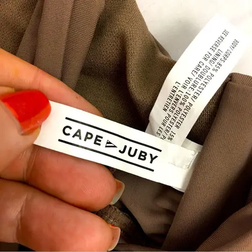 Cape Juby Brown Bikini Boho Top Size Small