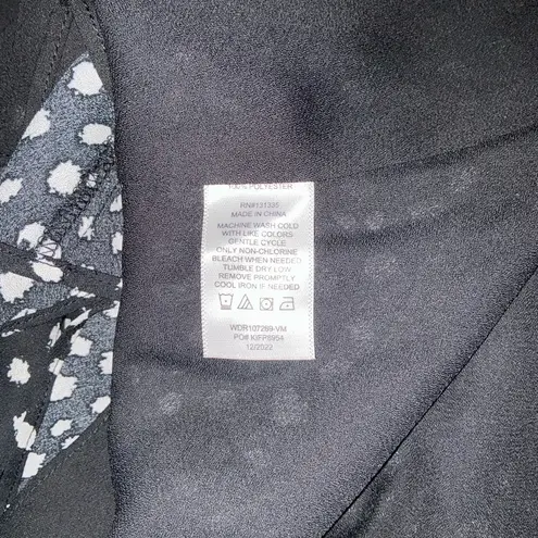 Black and White Sleeveless Mini Sundress Size Medium