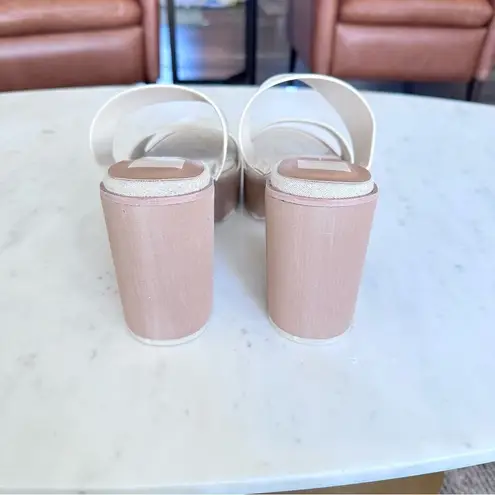 Dolce Vita Maltes Ivory Stella Platform Sandal Brand New Women's Size 8.5 White