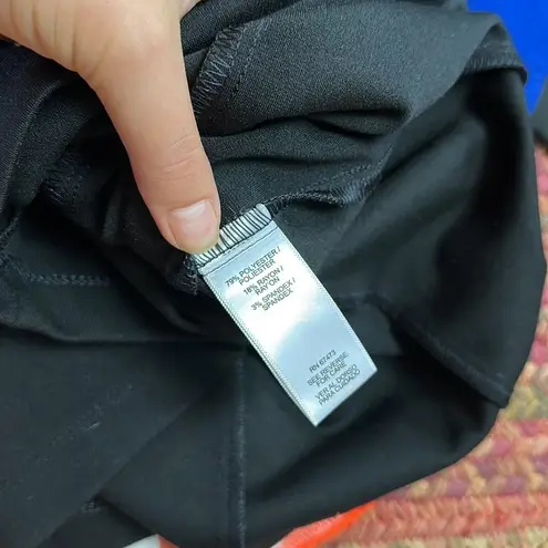 Danny & Nicole BLACK COLOR BLOCK THREE QUARTER SLEEVE BUSINESS DRESS