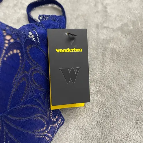 NWT WONDER BRA Blue Triangle Push Up, Size US 32F