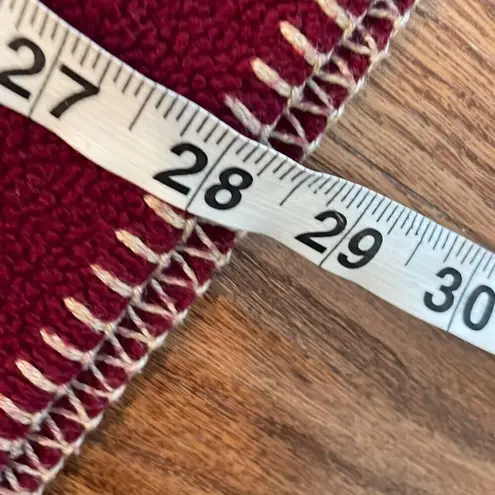 Woolrich Vintage stitch trim long long fleece pullover XL