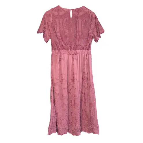 Polagram Lace Fairy Dress Womens Med Boho Lined Whimsical Feminine Party Wedding