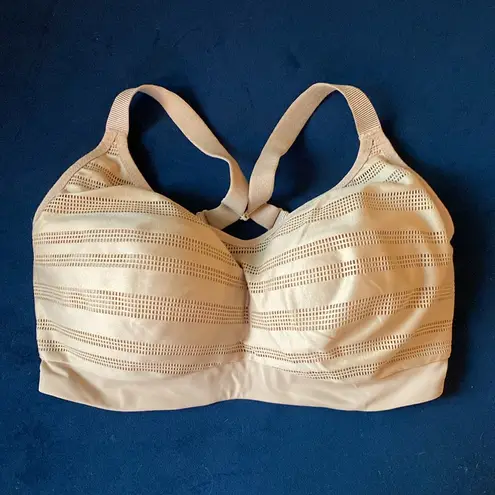 Le Mystere Active Balance Sports Bra Size 32DDD/F 6210 Nude Tan