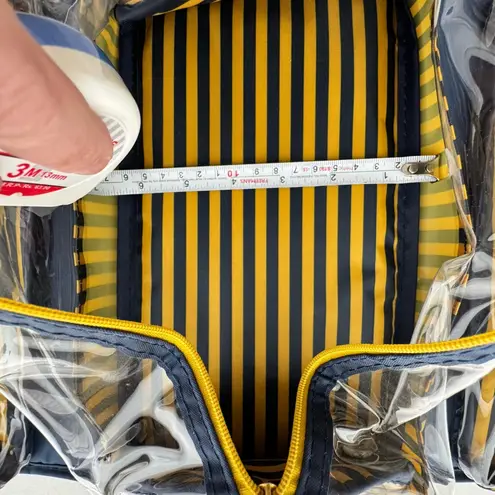 JM New York Joy Mangano Travel Roll Up Toiletries Bag NWOT Yellow