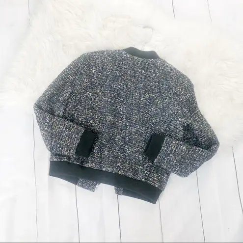 Rebecca Taylor Rebecca Taylor Multi-Tweed Bomber Jacket Sz 6