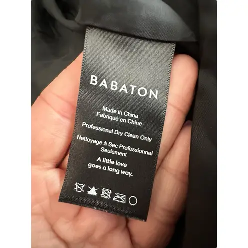 Babaton Aritzia Blazer Size 10 Women's Black Button Front Pockets #M4-1