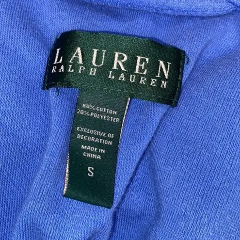 Lauren Ralph Lauren blue terrycloth robe size small with pockets & belt