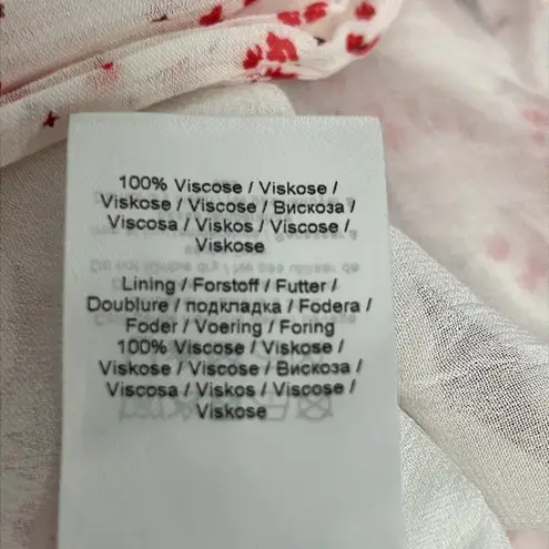 Ganni Georgette Ruched Chiffon Disty High-waisted Mini Skirt Women’s size 4 or S