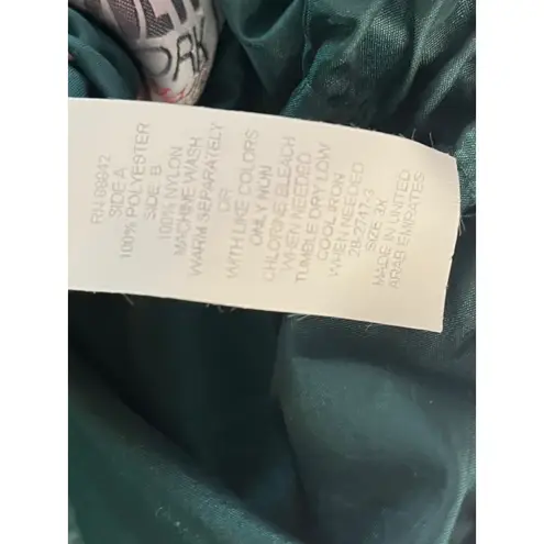 Vtg New York Classics Women's Jacket 3XL Green‎ Reversible New Green Size 3X