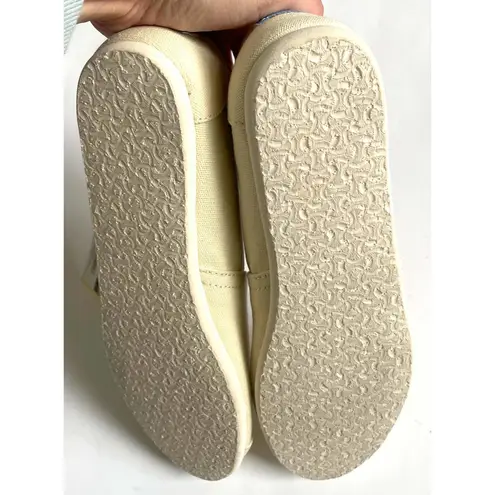 Toms Canvas Slip On Flats Natural Beige Tan Cream Size 9.5 NEW thumbnail 8