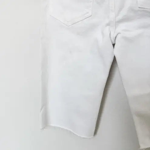 Frame Womens Shorts Size 23 White Le Vintage Bermuda Preppy Parisian Minimalist