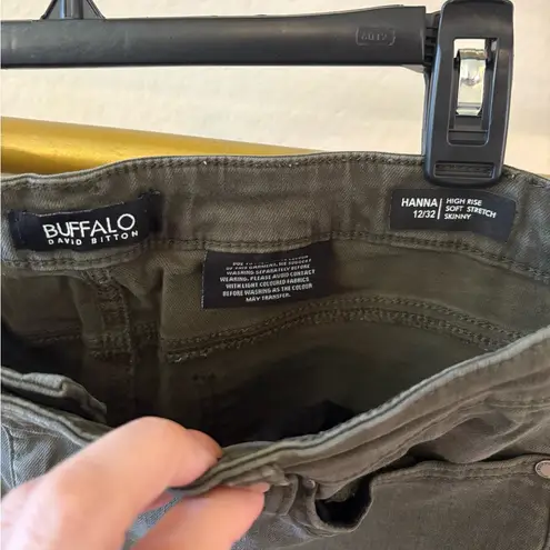 Buffalo David Bitton Women’s skinny jeans - buffalo david Britton, olive green 12/32