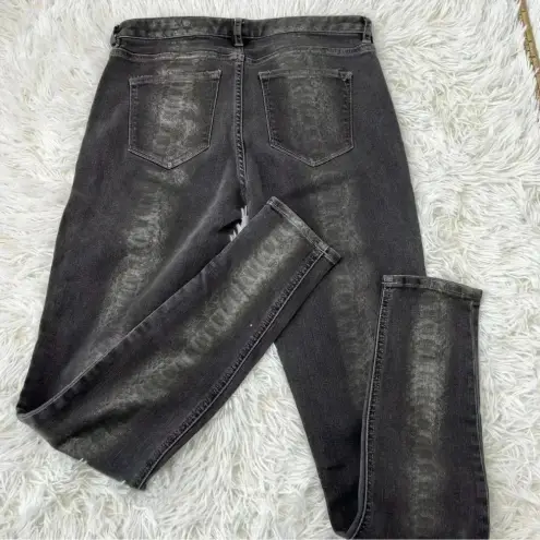 Elie Tahari  Azella Skinny Low Rise Snake Size 28