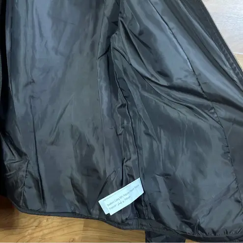 Laura Jo Size Medium Long Sleeve Puff Style Brown Jacket Waist Cincher