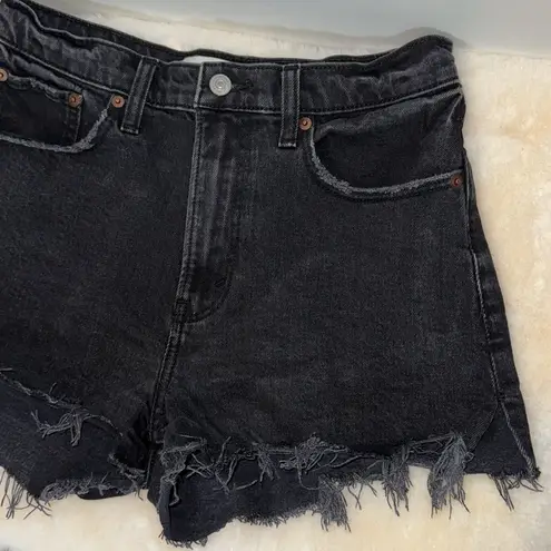Abercrombie & Fitch ABERCROMBIE HIGH RISE MOM SHORT Stretch Denim Jean Shorts Women’s 28 / 6