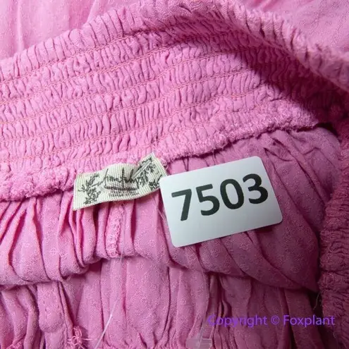 Free People New! Intimately  Pink oversized Sleep Rule the World‎ Romper, size L - Image 14