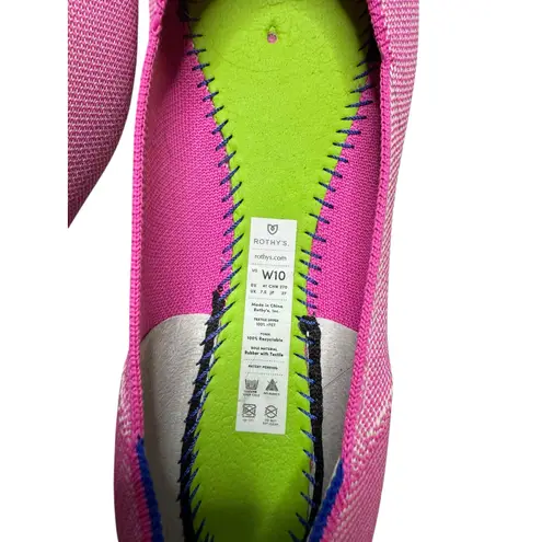 Rothy's Rothy’s The Square Flat Strawberry Ice Pink Knit Shoes Size 10 Washable Eco