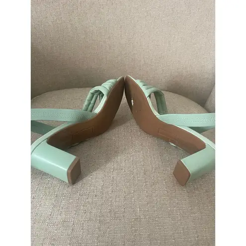 Caslon Lennyn Slingback Sandal, Mint Green Leather, S83