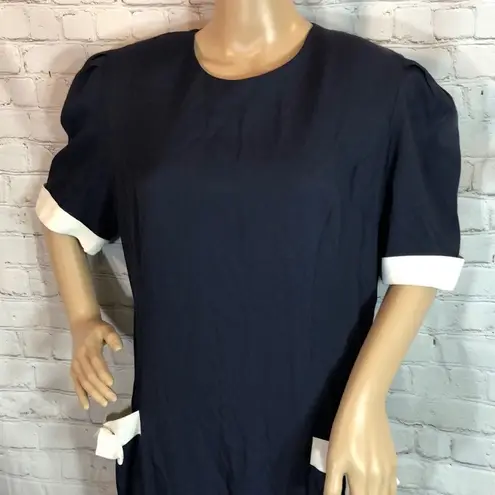 Krass&co Vintage Hampton Dress Long Nautical Sailor Style L/14