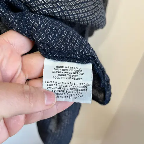 Denim & Supply Ralph Lauren Tiered Long Sleeve Collared Boho Mini Dress XS