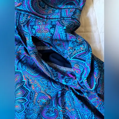 Title Nine Blue Purple Paisley Nimblene Trouble Athletic Tennis Golf Dress - 4