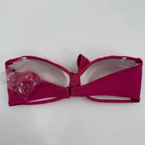 Robin Piccone Neelah Bandeau Bikini Top SZ Extra Small New Removable Straps NWOT