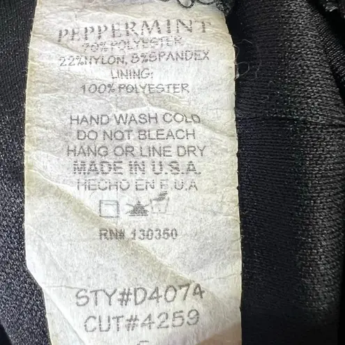 Anna Grace Velvet Geometric Fit & Flare Dress Womens S Black Gothic Whimsygoth