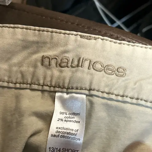 Maurice's Women's  Beige Pants Size 13/14 Short - Image 5