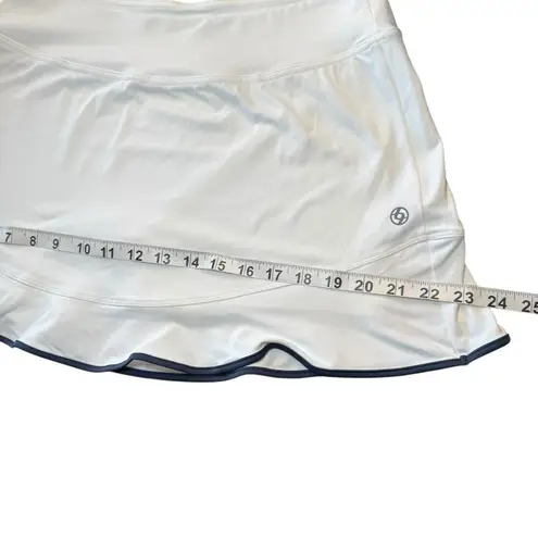 LIJA White Elite Axel Pickleball Tennis Golf Skort MSRP $110 Large Size 12