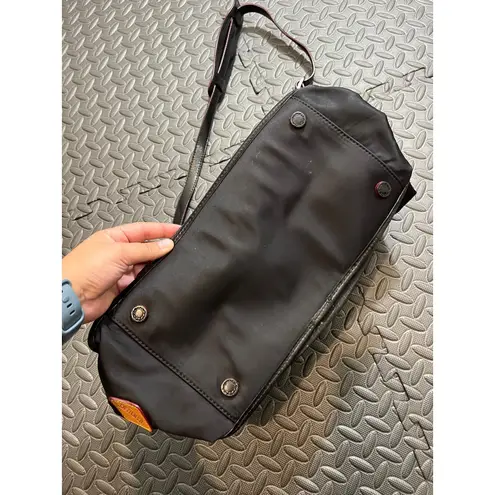 MZ Wallace MZ Wallace Black Nylon Coated Canvas Satellite Britt Tote Bag Purse