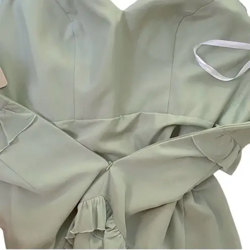 Revelry 8 Formal Dress Homecoming Long Bridesmaid Gown 8 Amelia Sage Green Fairy