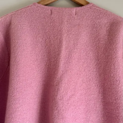 Karen Scott Vintage 90’s Pink Wool Button Down Cardigan Sweater Size Large