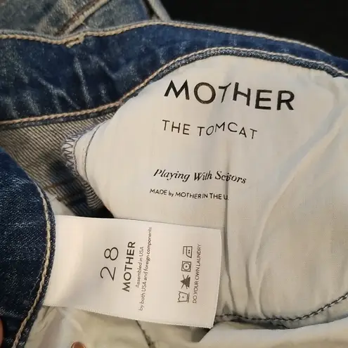 đź’•MOTHER SUPERIORđź’• Tomcat Jeans Playing With Scissors Cropped Straight Leg 28