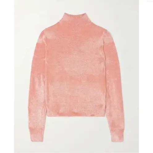 Dries Van Noten Chenille Turtleneck Sweater - Pink blush