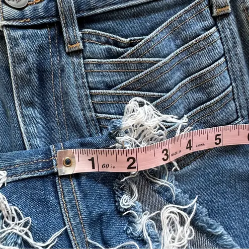 Majorelle Kate Jean Shorts in Vintage Blue 27