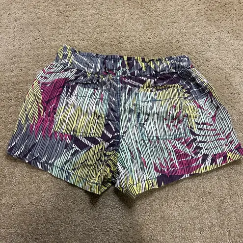 Cali 1850 Cali1 850 Women's Small Linen Shorts - Drawstring Printed Pants with Pockets