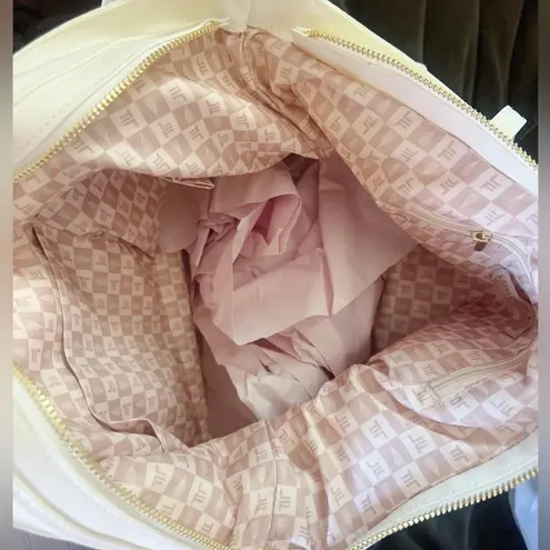 London Fog NWT$88 Collection Laura Large Tote Bag Carryall Off White Butter Soft